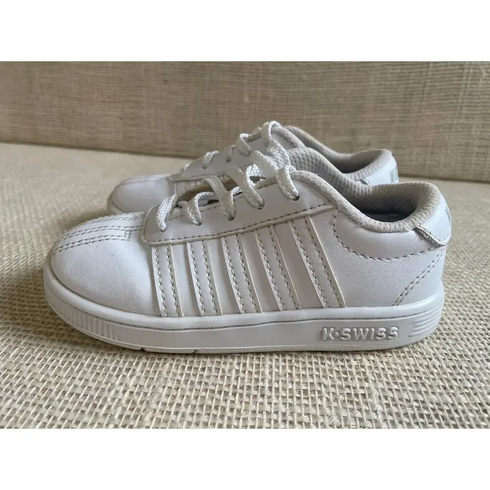 K-Swiss‎ Toddler Classic Triple White Sneakers, Exc Condition, Toddler size 8
